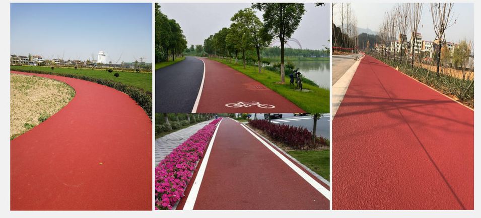 水性彩漿防滑路面