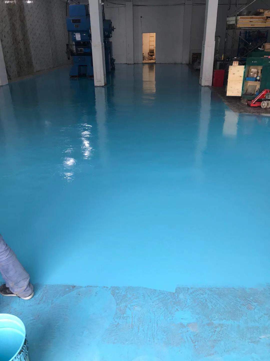 昆山能圣電子科技有限公司  車間環氧地坪項目