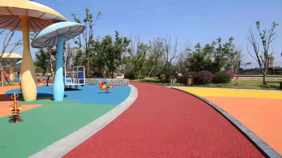 蘇州陶瓷顆粒防滑路面