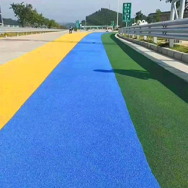 蘇州彩色陶瓷顆粒防滑路面 蘇州彩色陶瓷顆粒防滑路面